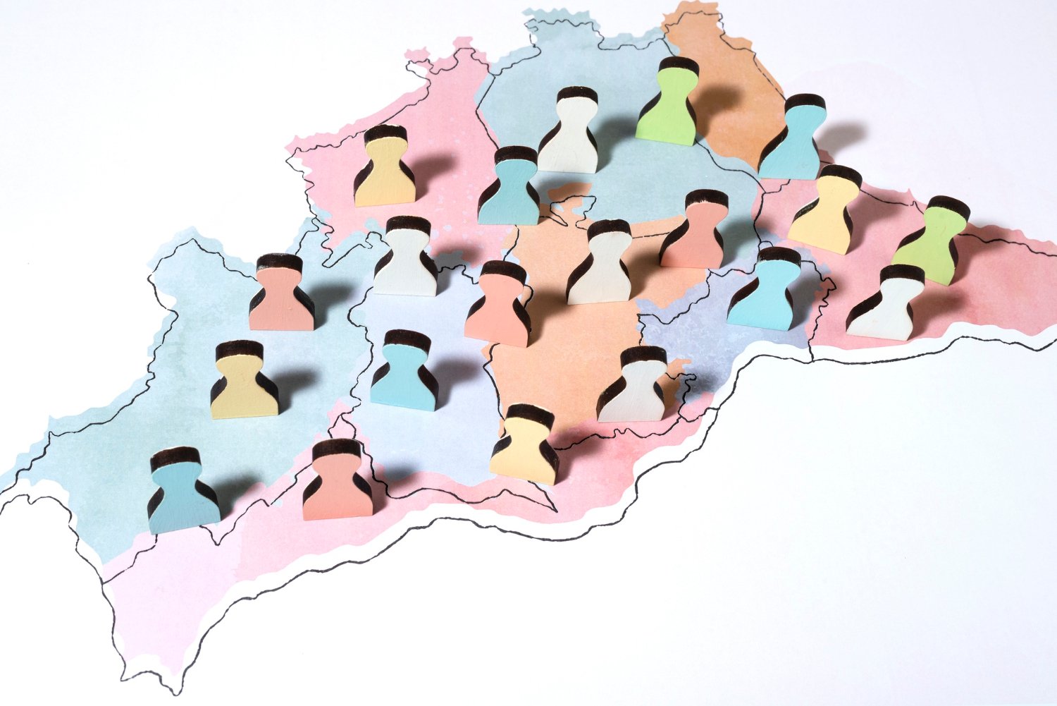 Centre interior: reception and classroom corridor